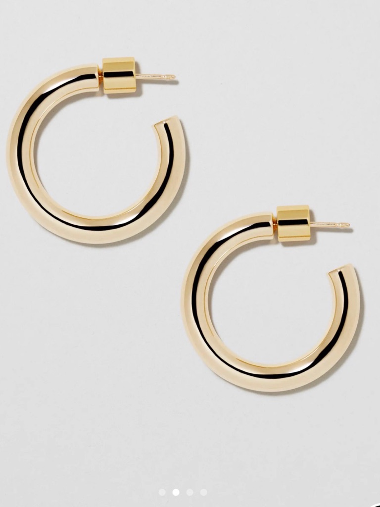 Jennifer Fisher Gold Hoop Earrings